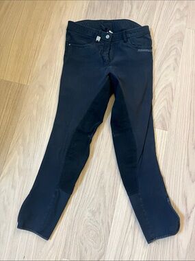 Romfh Black Equestrian fullseat Breeches 30L
